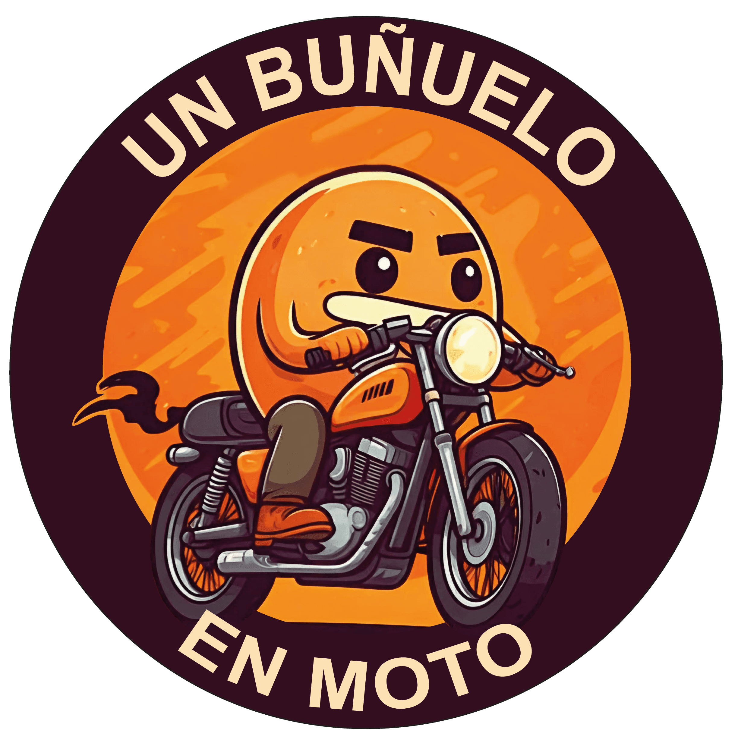 Un Buñuelo en Moto Logo